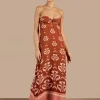 Vintage Lily Long Dress With Knot Detail