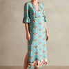 Vintage Orchid Midi Tunic Dress