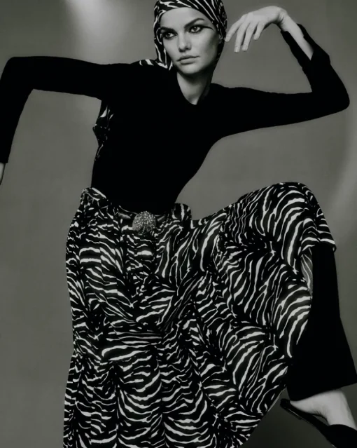 Zebra Midi Skirt