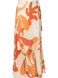 Algae Pareo Long Skirt