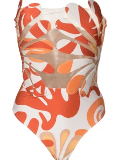 Algae Strapless Swimsuit