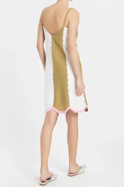 Bicolor Short Dress