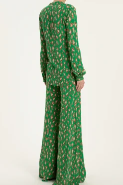 Brush Leopard Print Viscose Shirt