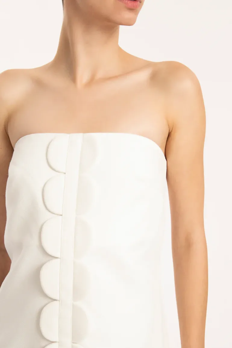 Bubble Strapless Short Dress