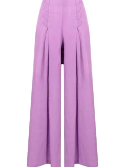 Bubble Wide-Leg Pants