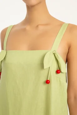 Cherry Bomb Solid Long Dress With Straps