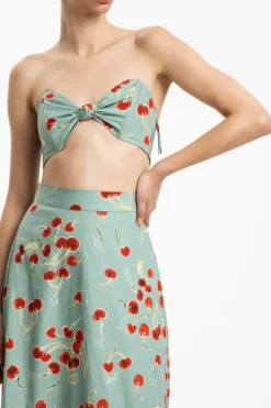 Cherry Bomb Strapless Top