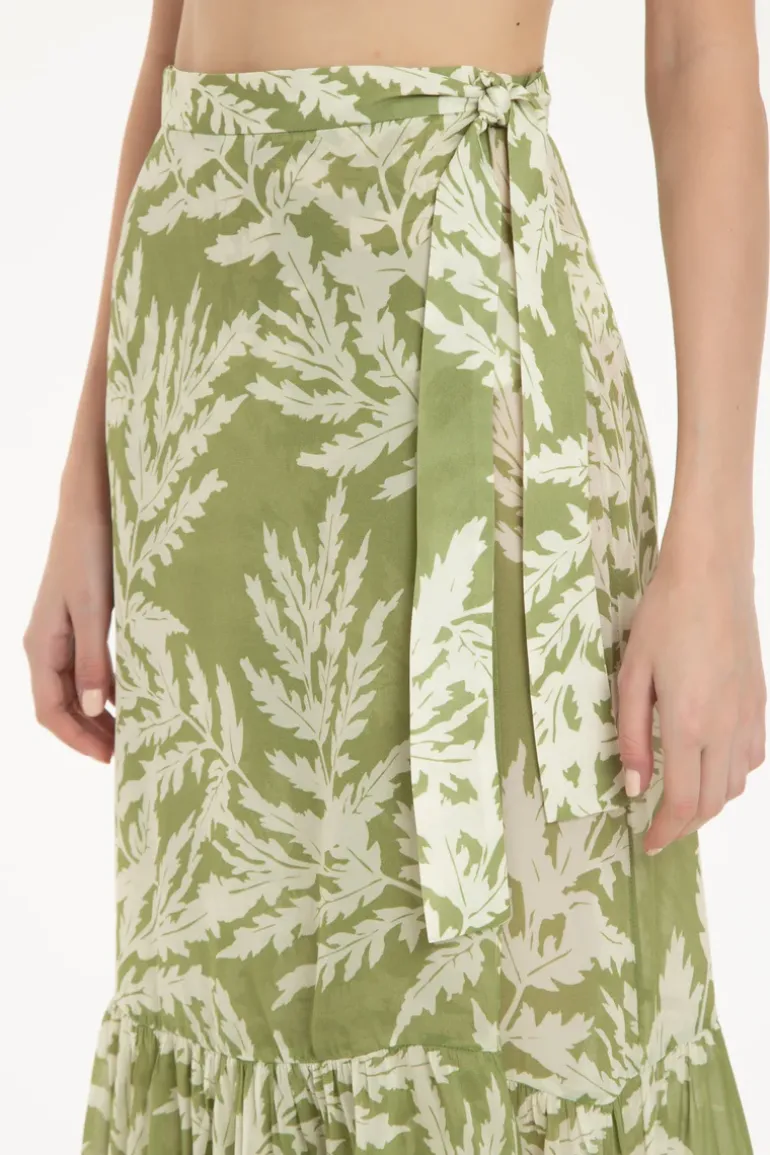 Classic Foliage Pareo Skirt
