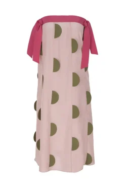 Colors Strapless Midi Dress