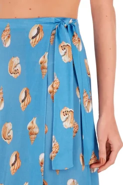 Conchiglie Midi Skirt With Ruffles