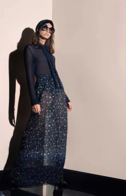 Constellation Long Sleeve Shirt With Tie