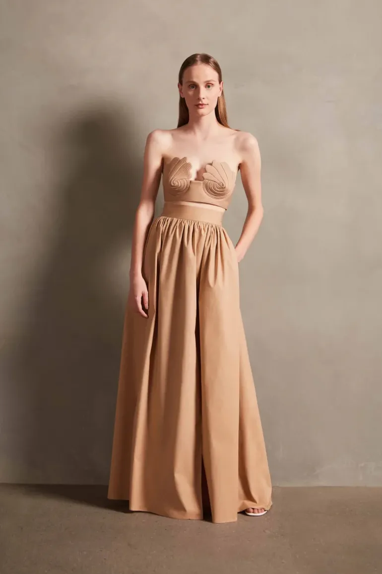 Coquillage Strapless Top