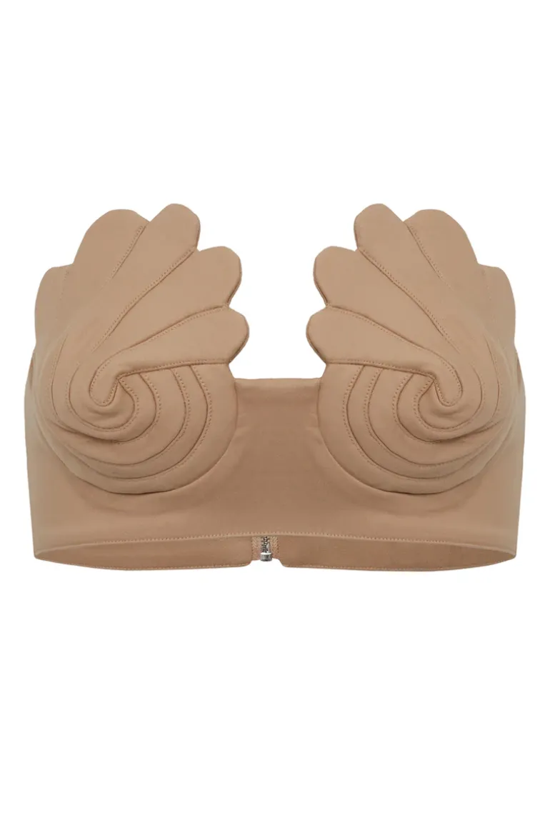 Coquillage Strapless Top