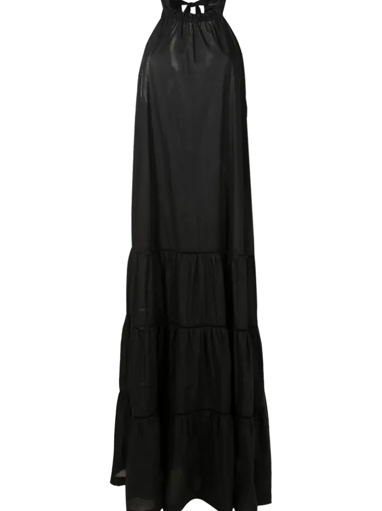 Cotton Chambray Long Dress