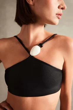 Deco Solid High-Waisted Bikini