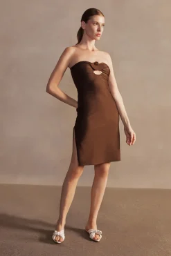 Demi Pois Midi Dress