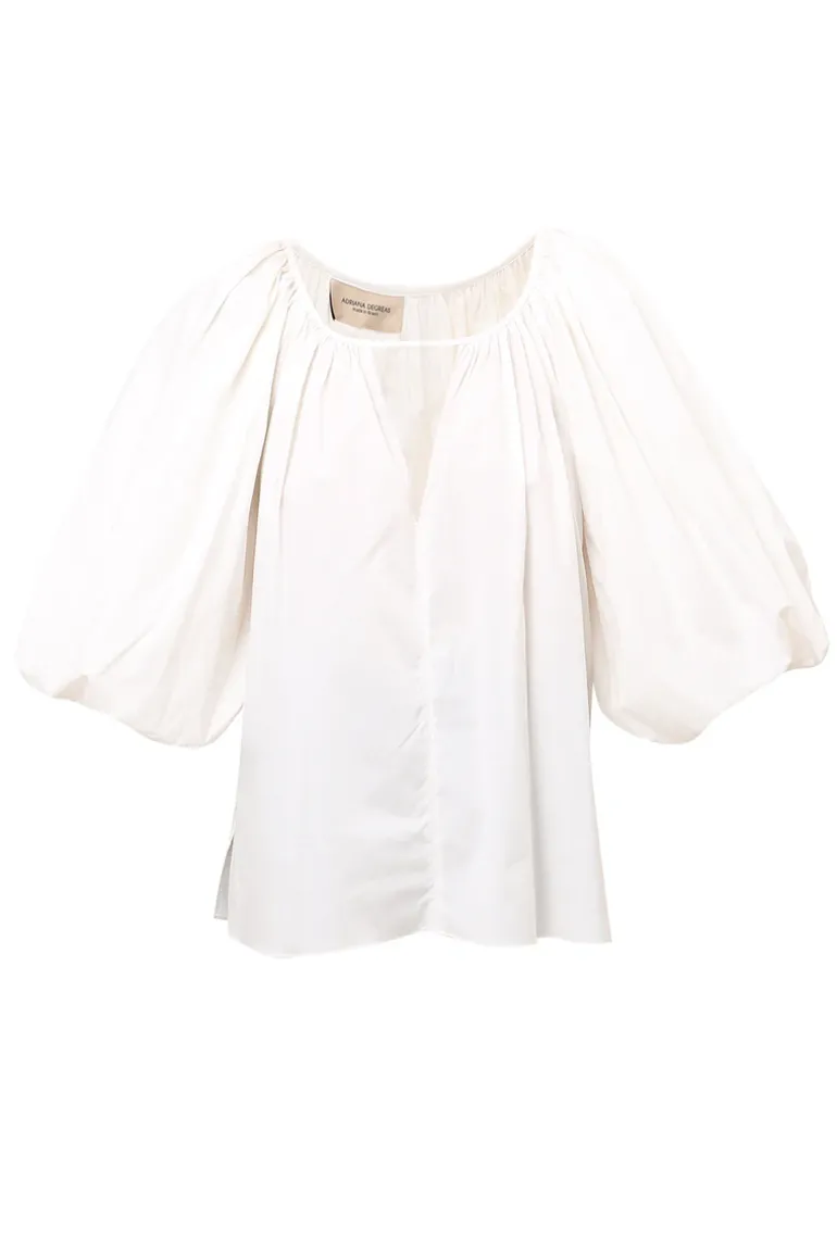 Effortless Chic Puff-Sleeved Blouse