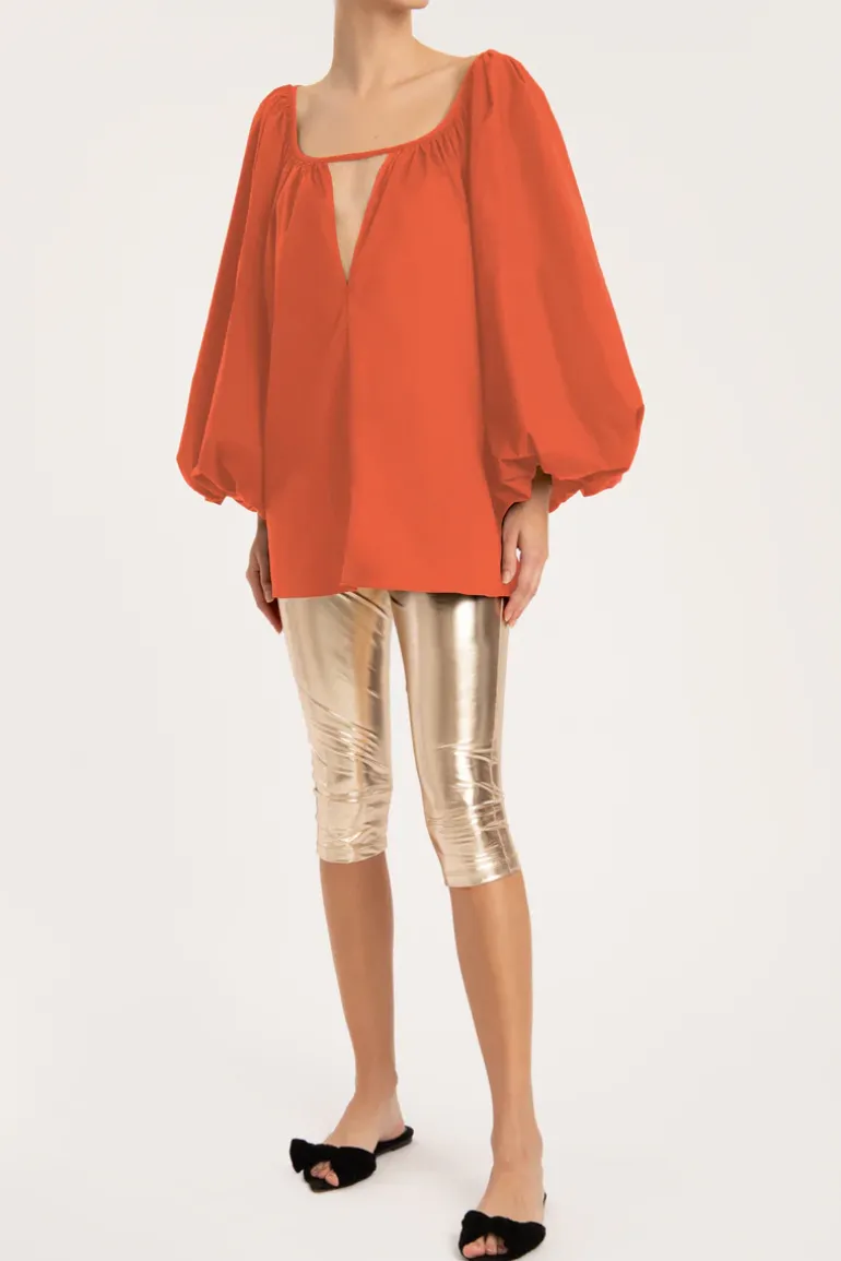 Effortless Chic Puff-Sleeved Blouse