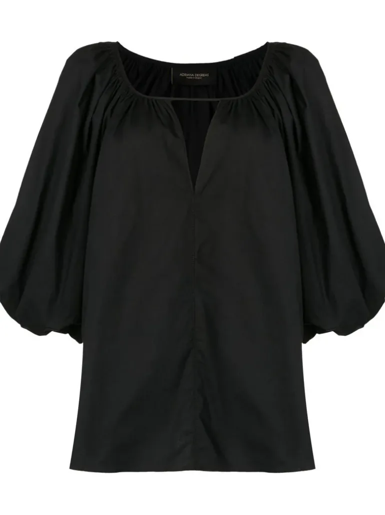 Effortless Chic Puff-Sleeved Blouse