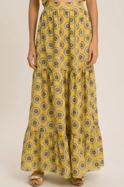 Exotic Passion Frilled Long Skirt