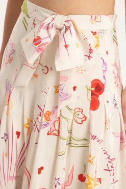 Fantasy Long Skirt with Bow