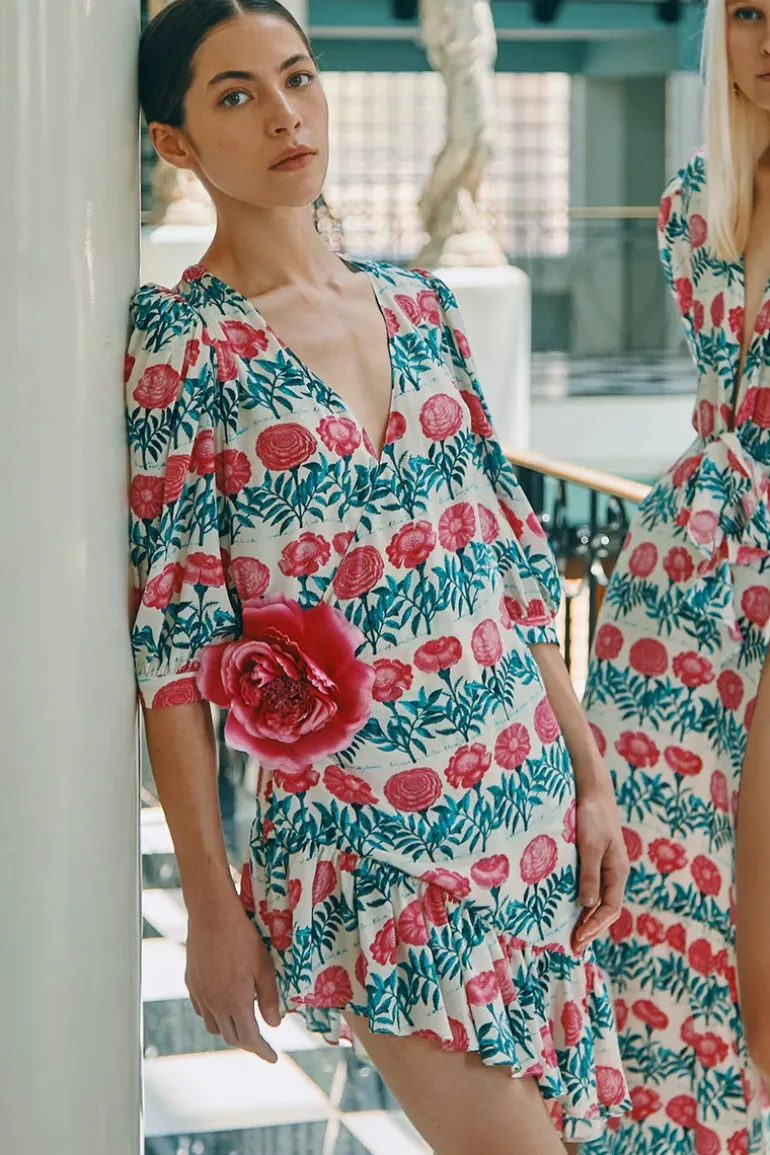 Flore Asymmetric Short Dress