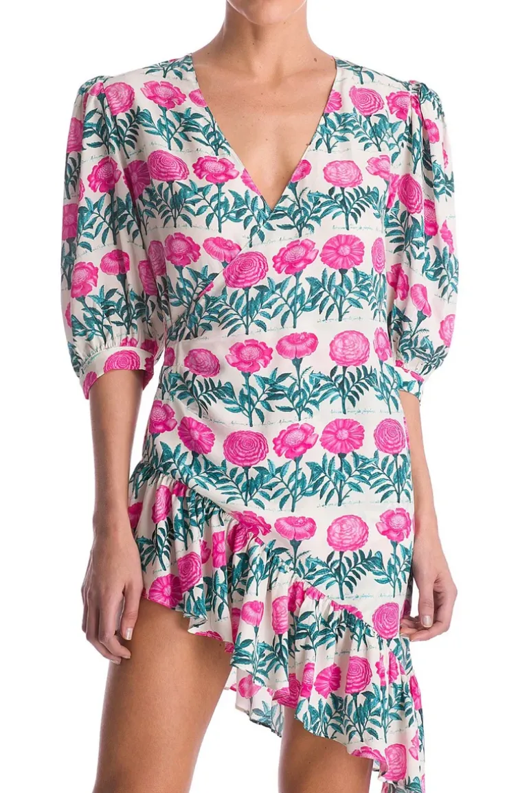 Flore Asymmetric Short Dress