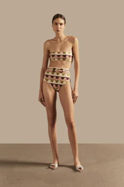Giardino High-Waisted Bandeau Bikini