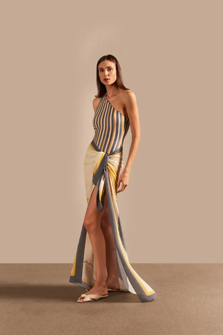 Golden Age One-Shoulder Swimsuit