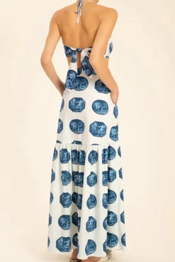 Greek Scenes Maxi Skirt