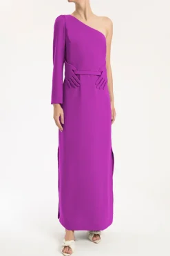 Hands One-Shoulder Long Dress