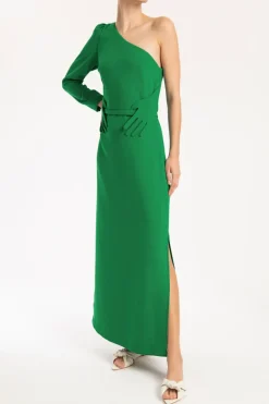 Hands One-Shoulder Long Dress