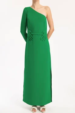 Hands One-Shoulder Long Dress