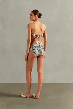 Hera High-Waisted Bandeau Bikini