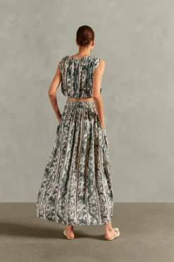 Hera Side-Slit Long Skirt