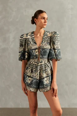 Hera V-Neck Playsuit