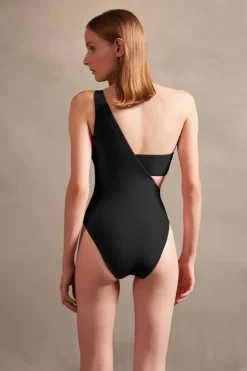 Holiday One-Shoulder Swimsuit