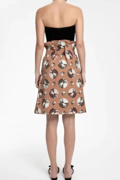 Horse Pois Clochat Short Skirt