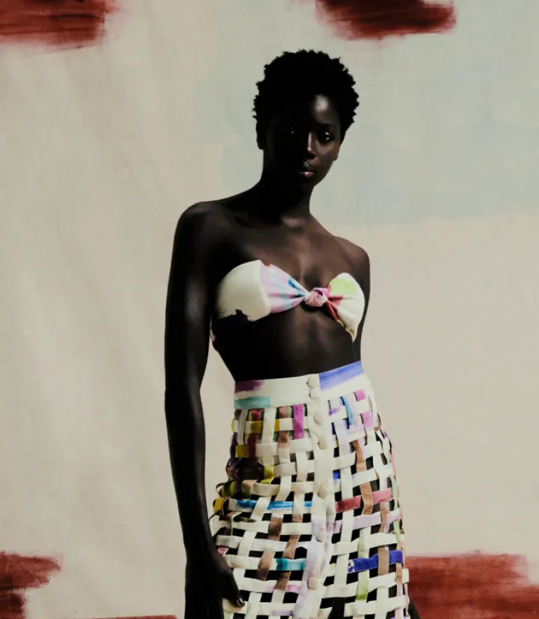 Illusion Strapless Top