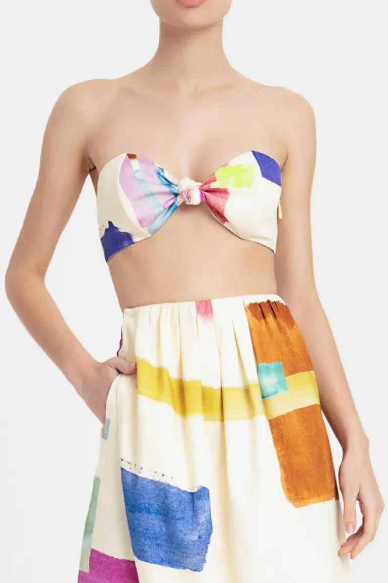 Illusion Strapless Top