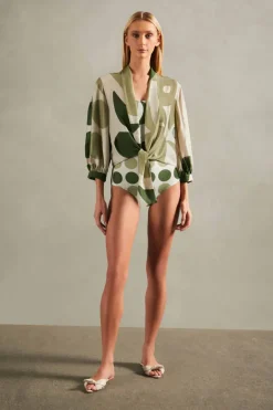 Jellyfish Puff-Sleeved Blouse