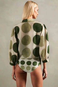 Jellyfish Puff-Sleeved Blouse