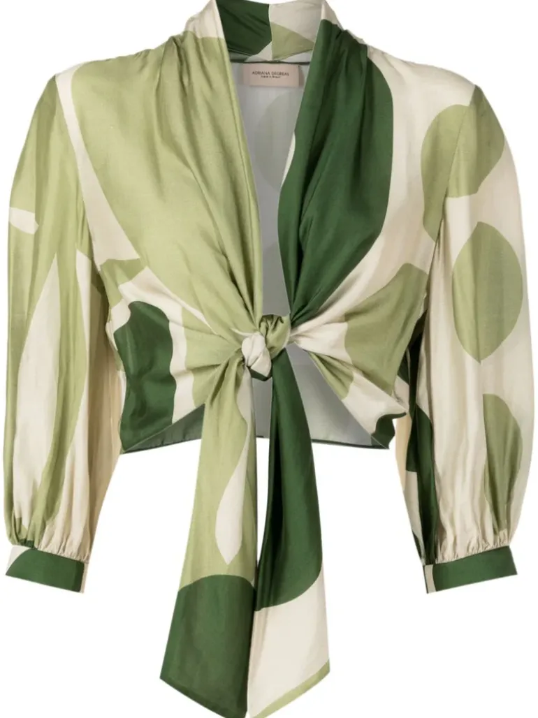 Jellyfish Puff-Sleeved Blouse