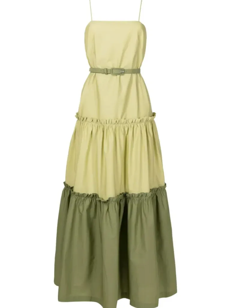 Jellyfish Solid Long Cotton Dress