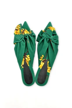 Josephine Baker Flat Sandals With Knot Detail