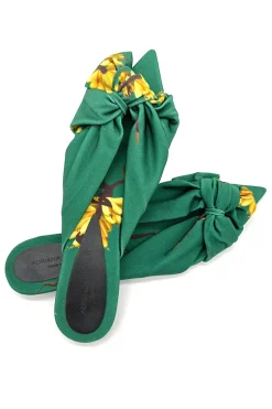Josephine Baker Flat Sandals With Knot Detail