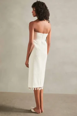La Mer Strapless Midi Dress