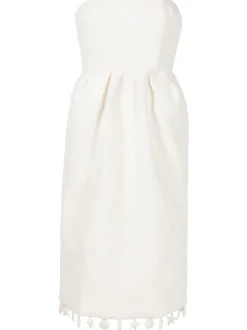La Mer Strapless Midi Dress