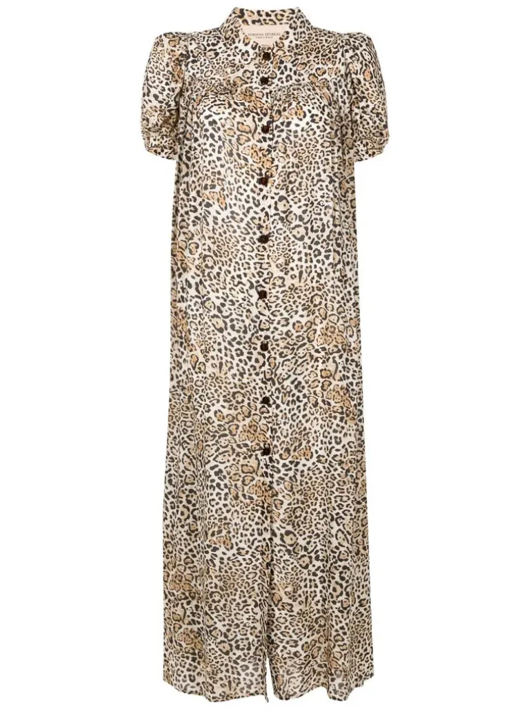 Leopard Chemise Dress