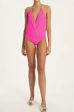 Leopard Detail Sequin Bodysuit